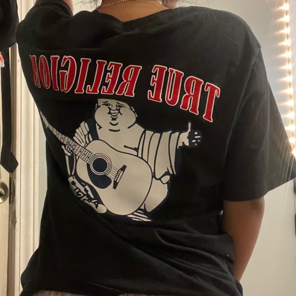 black true religion shirt